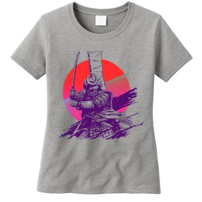 Vintage Retro 80's Japanese Samurai Womens T-Shirt