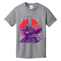 Vintage Retro 80's Japanese Samurai Kids T-Shirt