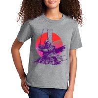 Vintage Retro 80's Japanese Samurai Kids T-Shirt