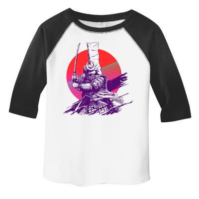 Vintage Retro 80's Japanese Samurai Toddler Fine Jersey T-Shirt