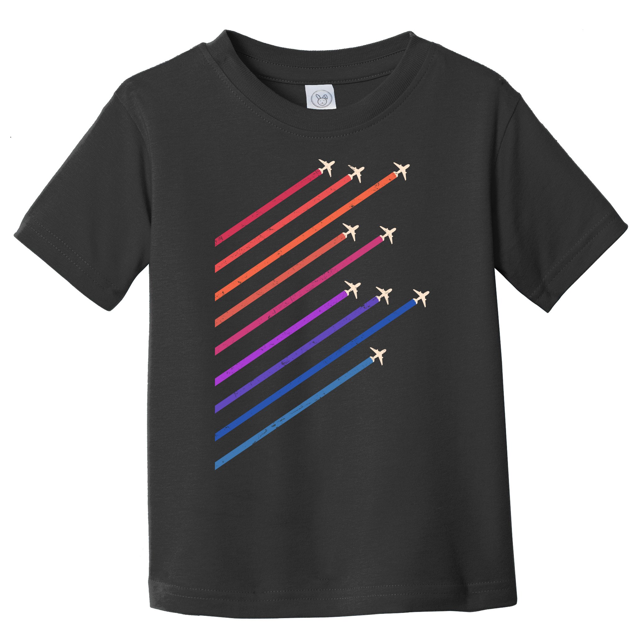 Vintage Retro Airplane Flight Toddler T-Shirt