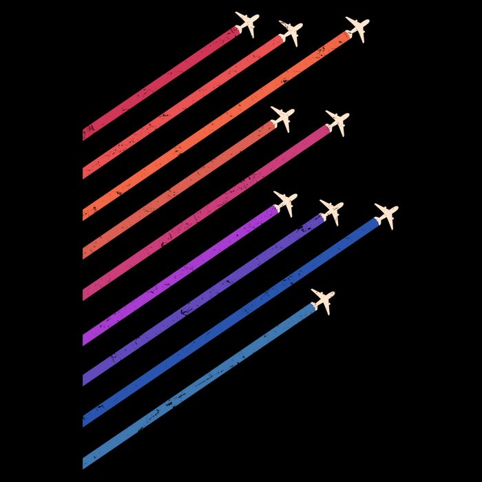 Vintage Retro Airplane Flight Toddler T-Shirt