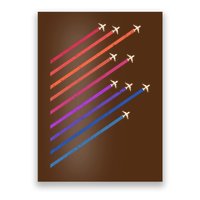 Vintage Retro Airplane Flight Poster