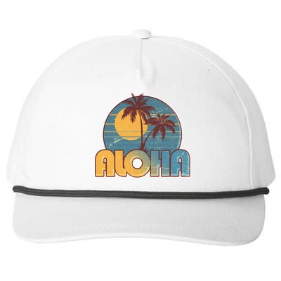 Vintage Retro Aloha  Snapback Five-Panel Rope Hat