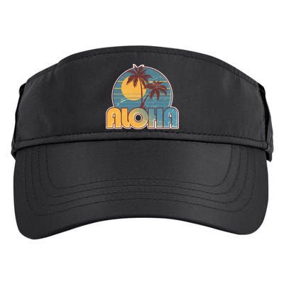 Vintage Retro Aloha  Adult Drive Performance Visor