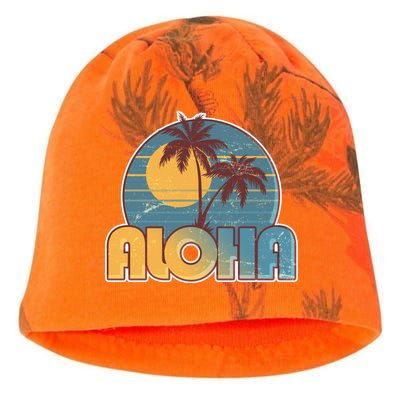 Vintage Retro Aloha  Kati - Camo Knit Beanie