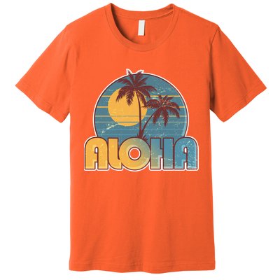 Vintage Retro Aloha  Premium T-Shirt