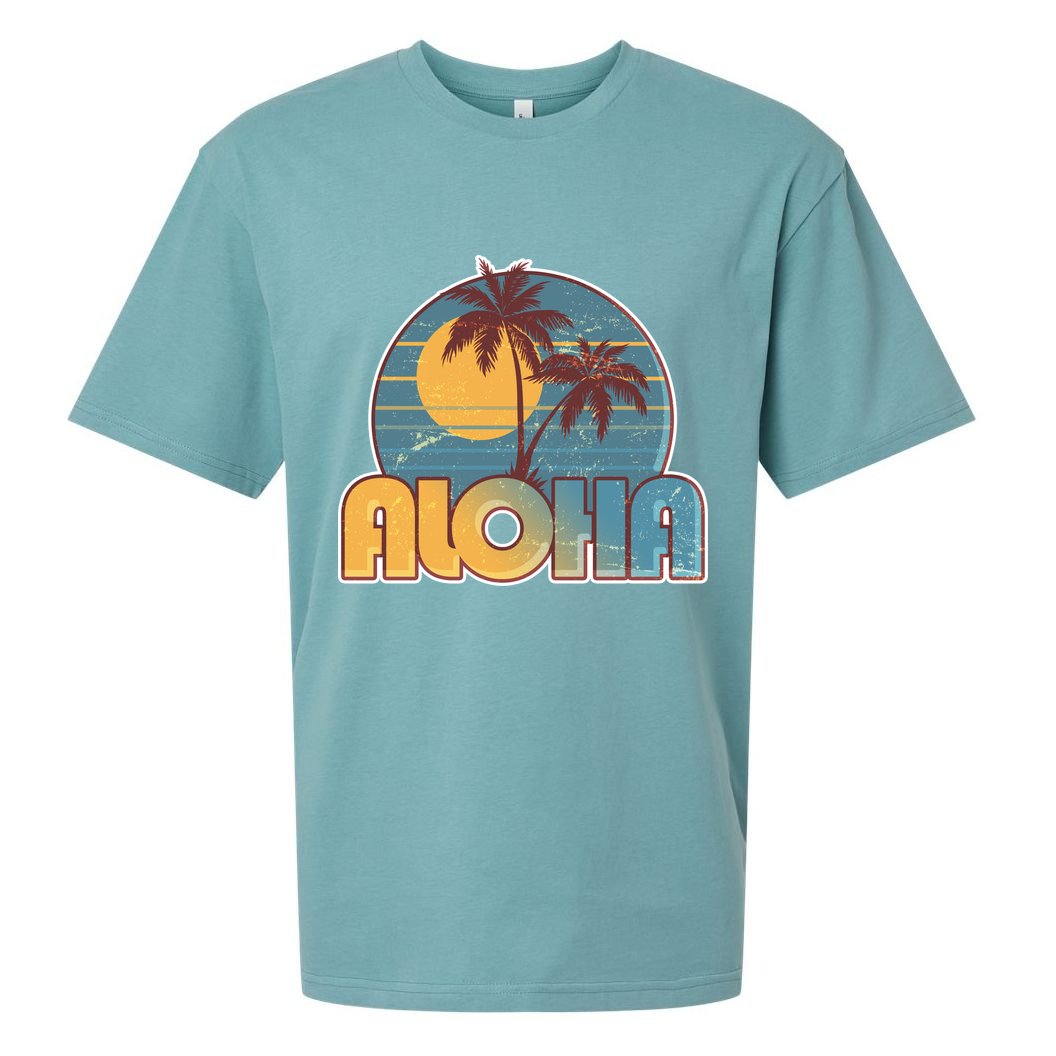 Vintage Retro Aloha  Sueded Cloud Jersey T-Shirt