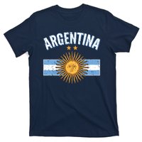 Vintage Retro Argentina Country Flag  T-Shirt