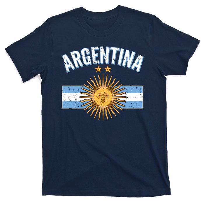 Vintage Retro Argentina Country Flag  T-Shirt