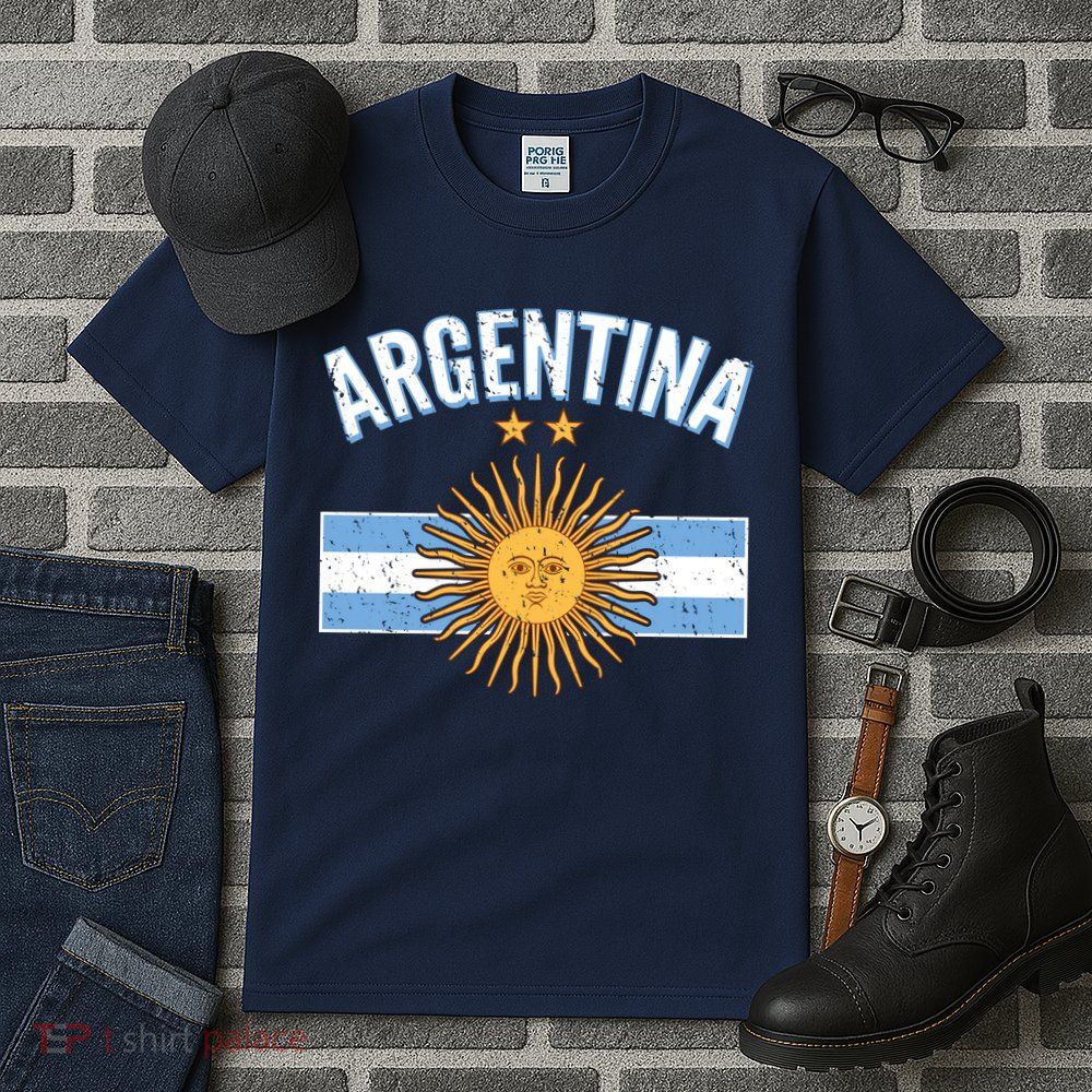 Vintage Retro Argentina Country Flag  Tall T-Shirt