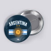 Vintage Retro Argentina Country Flag  Button