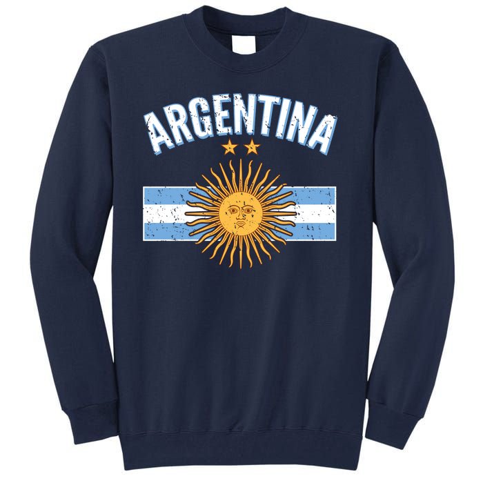 Vintage Retro Argentina Country Flag  Tall Sweatshirt