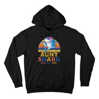 Vintage Retro Aunt Shark Doo Hoodie