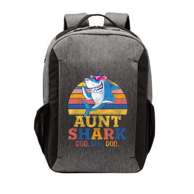 Vintage Retro Aunt Shark Doo Vector Backpack