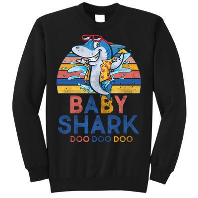 Vintage Retro Baby Shark Doo Sweatshirt