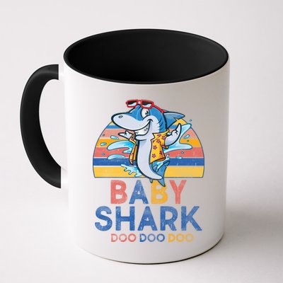 Vintage Retro Baby Shark Doo Mug