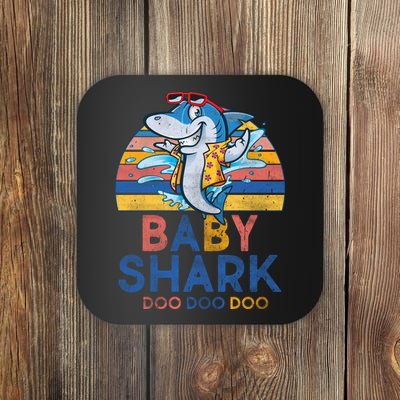 Vintage Retro Baby Shark Doo Coaster