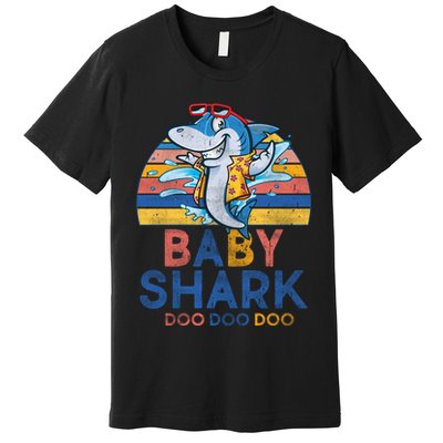 Vintage Retro Baby Shark Doo Premium T-Shirt