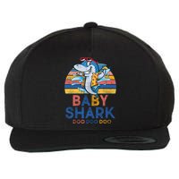 Vintage Retro Baby Shark Doo Wool Snapback Cap