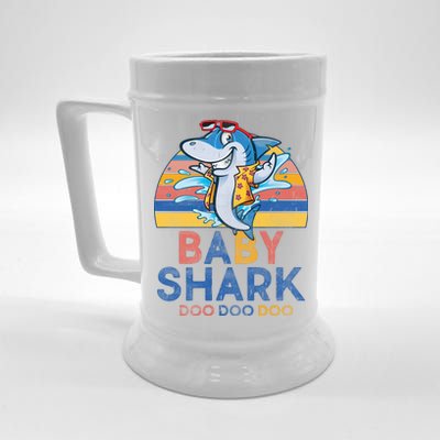 Vintage Retro Baby Shark Doo Beer Stein