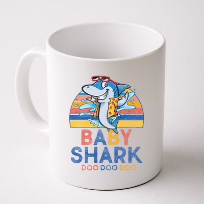 Vintage Retro Baby Shark Doo Coffee Mug