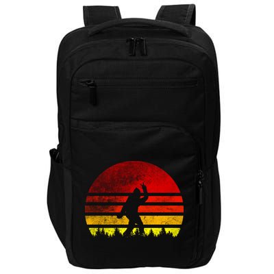 Vintage Retro Bigfoot Believe Impact Tech Backpack
