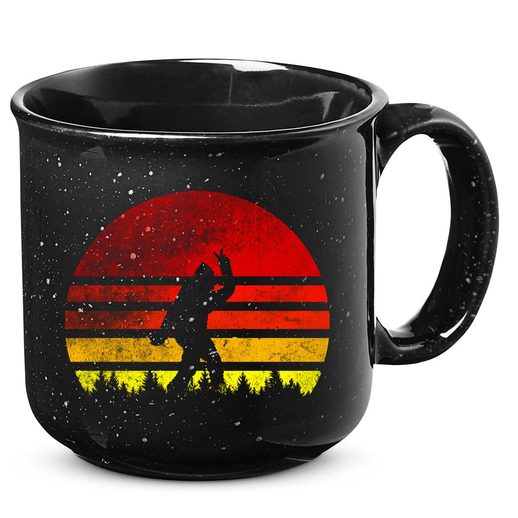 Vintage Retro Bigfoot Believe 15oz Campfire Ceramic Mug