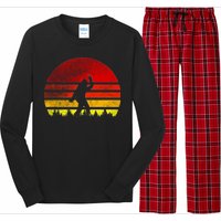 Vintage Retro Bigfoot Believe Long Sleeve Pajama Set