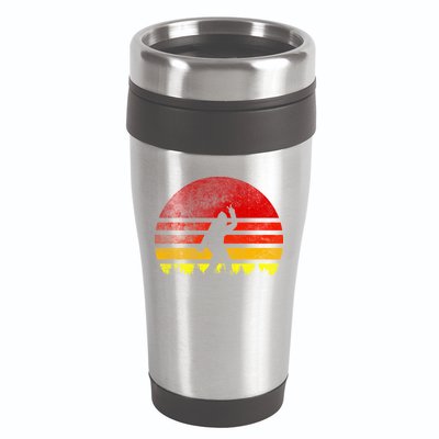 Vintage Retro Bigfoot Believe 16oz Travel Tumbler