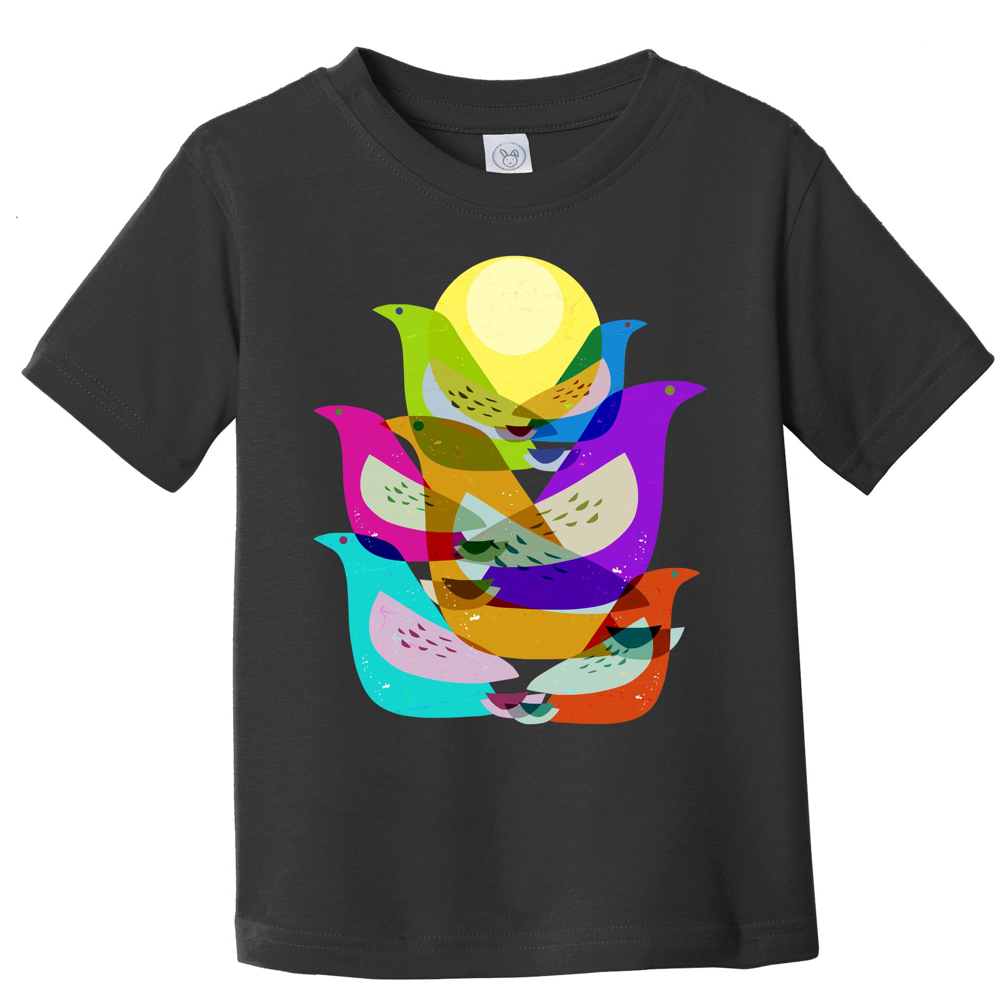 Vintage Retro Birds Toddler T-Shirt