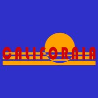 Vintage Retro California Simple Sinset Tank Top