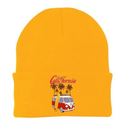 Vintage Retro California Surf Van Knit Cap Winter Beanie