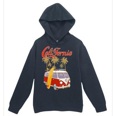 Vintage Retro California Surf Van Urban Pullover Hoodie