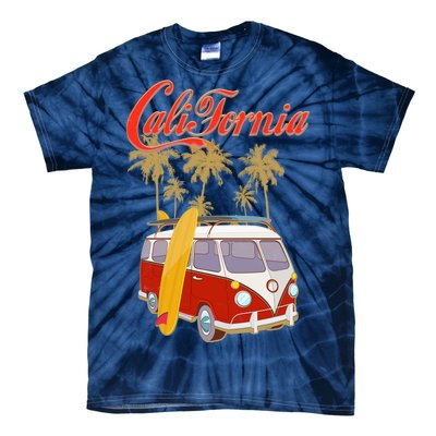 Vintage Retro California Surf Van Tie-Dye T-Shirt