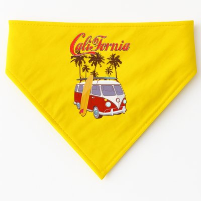 Vintage Retro California Surf Van USA-Made Doggie Bandana