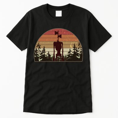 Vintage Retro Creepy Siren Head Tall T-Shirt