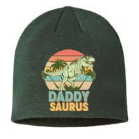 Vintage Retro Daddy Saurus T-Rex Dinosaur Sustainable Beanie