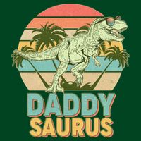 Vintage Retro Daddy Saurus T-Rex Dinosaur Visor