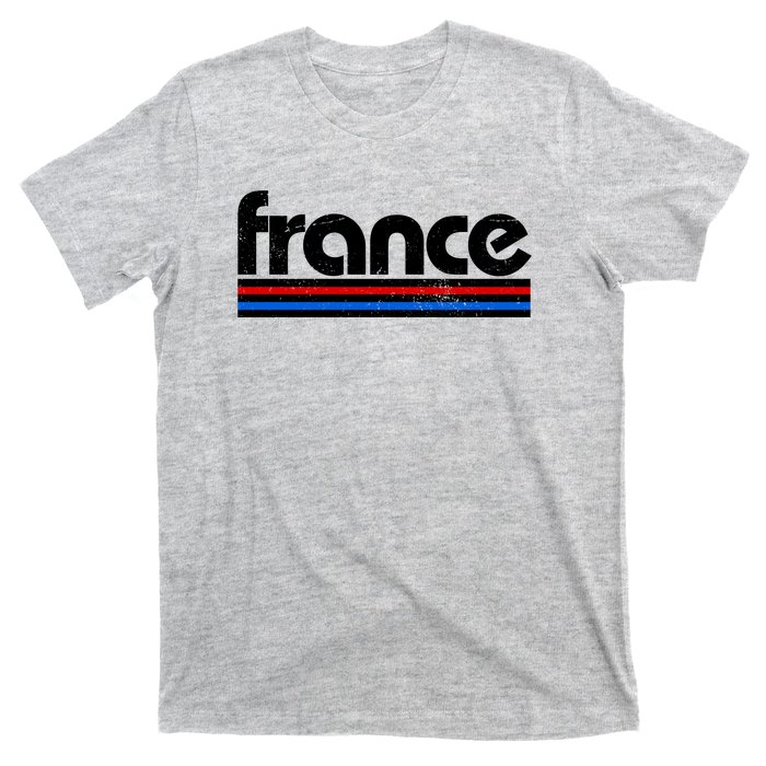 Vintage Retro France Logo T-Shirt