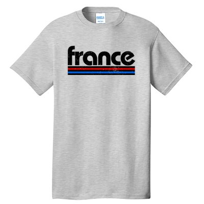 Vintage Retro France Logo Tall T-Shirt