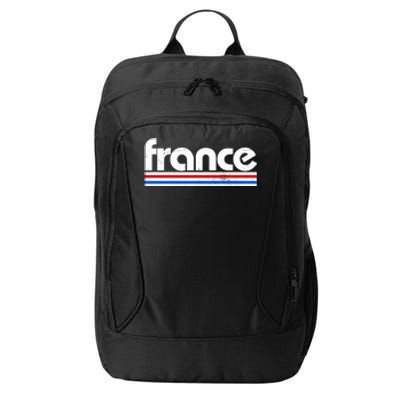 Vintage Retro France Logo City Backpack