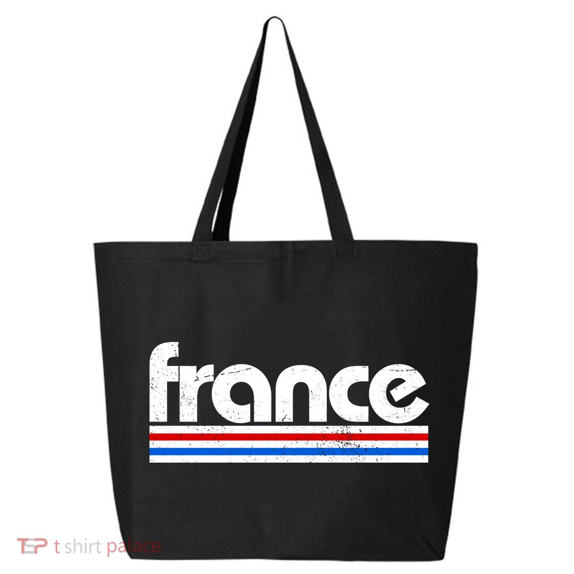 Vintage Retro France Logo 25L Jumbo Tote