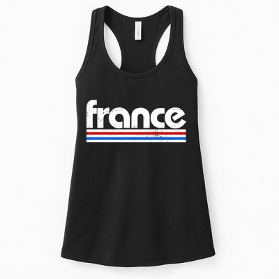 Vintage Retro France Logo Womens Tank Top