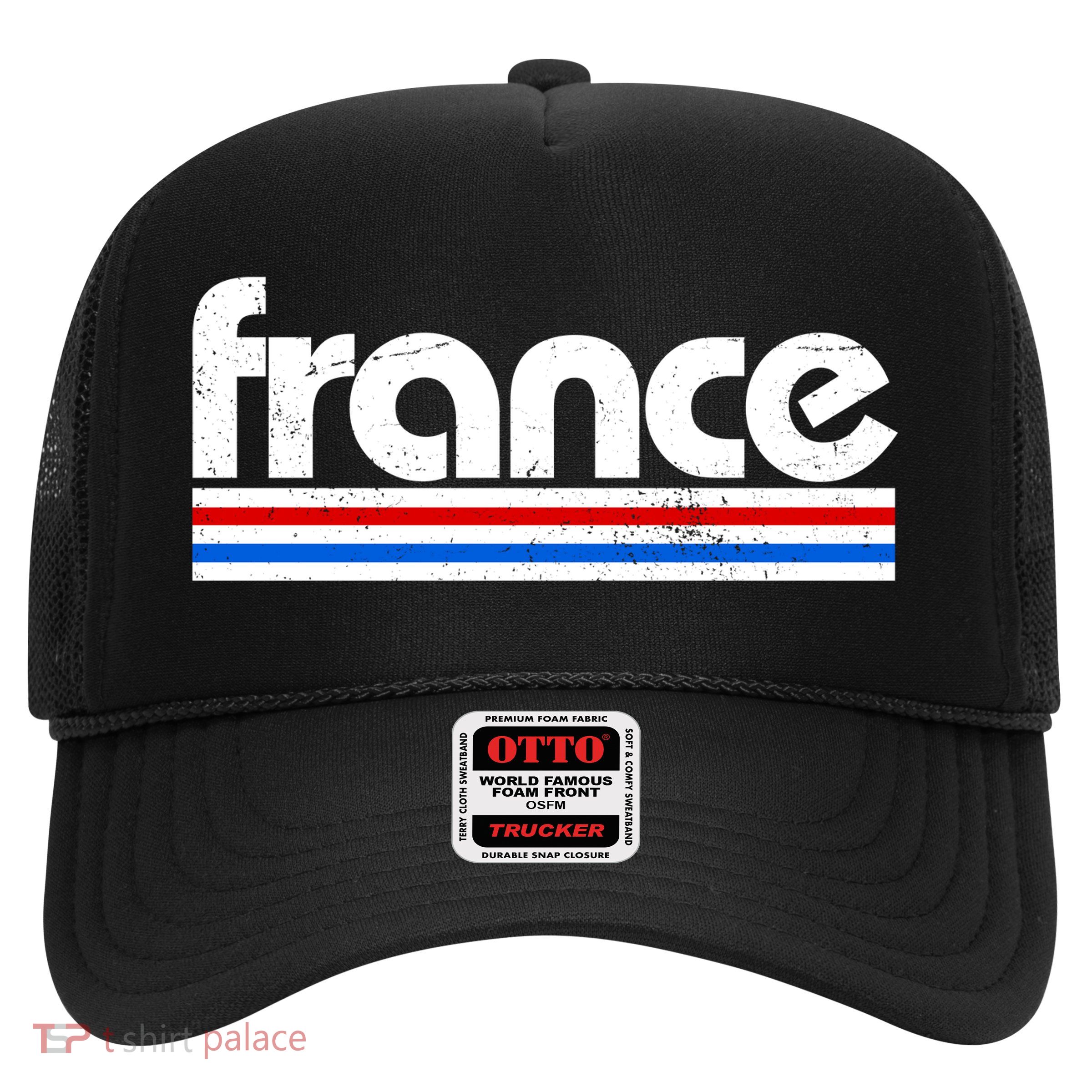 Vintage Retro France Logo Trucker Hat