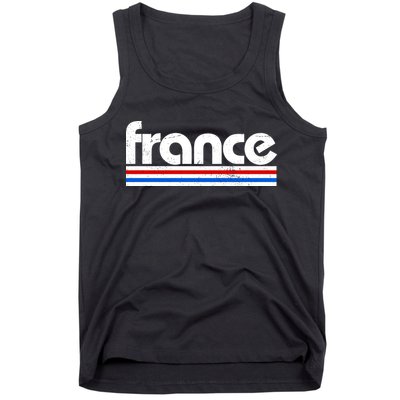 Vintage Retro France Logo Tank Top