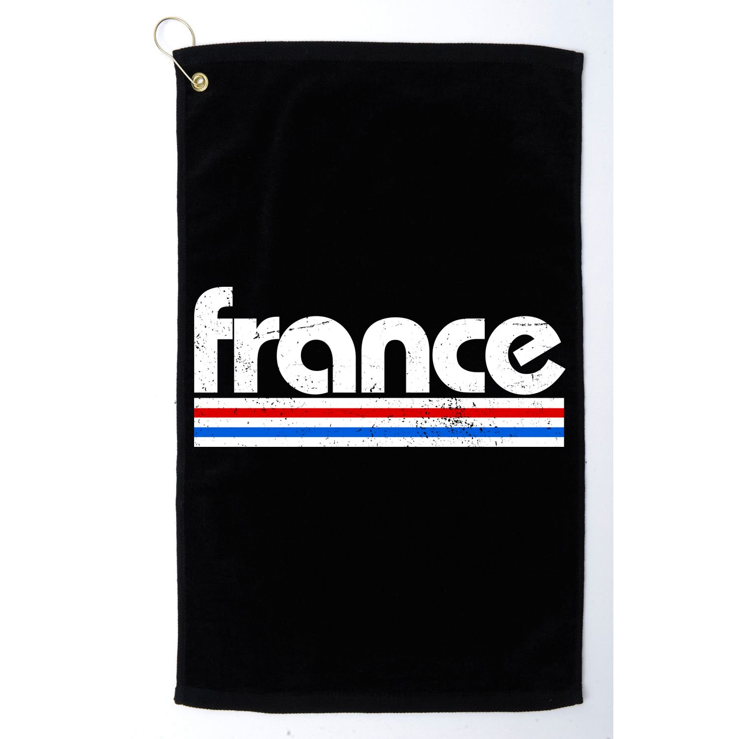 Vintage Retro France Logo Golf Towel