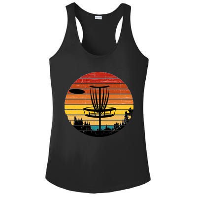 Vintage retro Frisbee Golf Ladies PosiCharge Competitor Racerback Tank