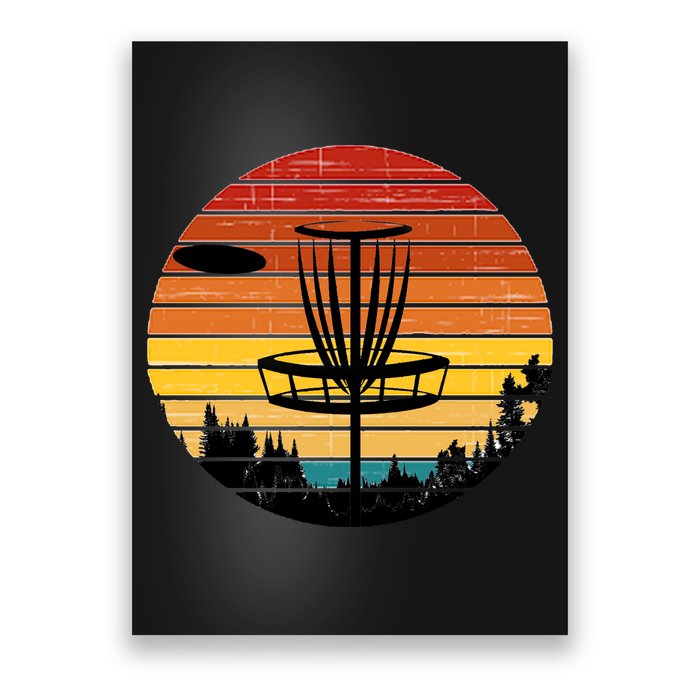 Vintage retro Frisbee Golf Poster