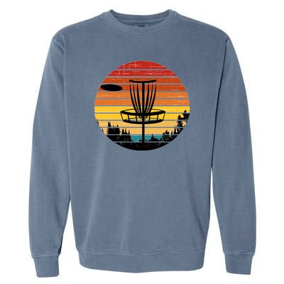 Vintage retro Frisbee Golf Garment-Dyed Sweatshirt